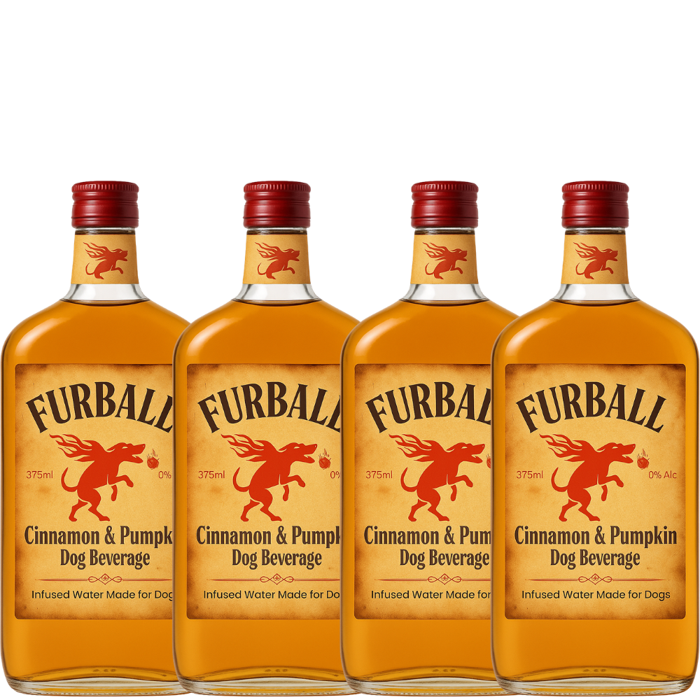 Furball Dog Whiskey Miniatures 4ct by Yappy Hour