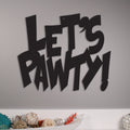Let's Pawty! - Metal Wall Art/Décor by Furr Baby Gifts