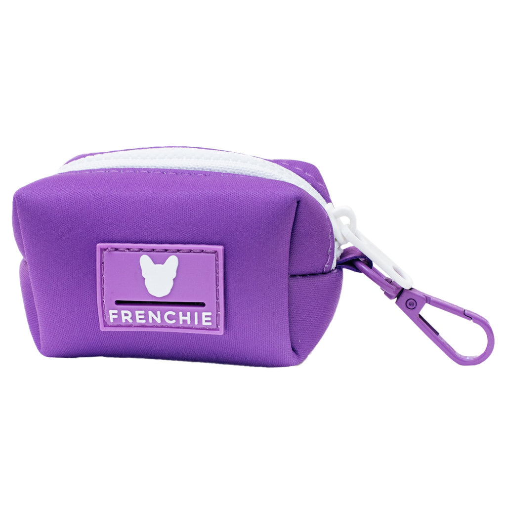 Frenchie Poo Bag Holder - Solid Purple by Frenchie Bulldog