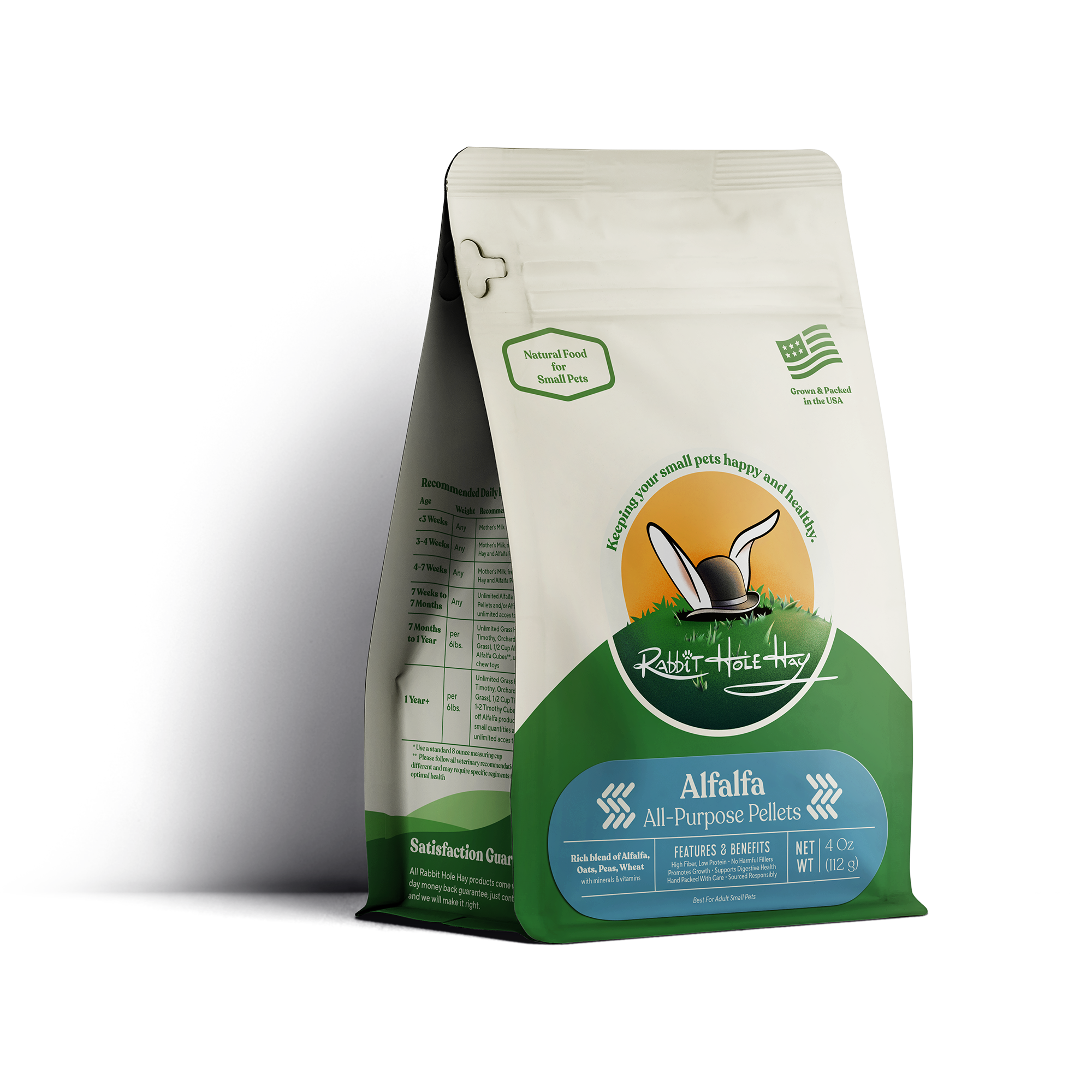 Rabbit Hole Hay All Natural Alfalfa Pellets by Rabbit Hole Hay