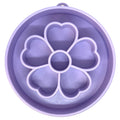 Flower eBowl Deep Slow Feeder Dog Bowl for Enrichment | USA Made by SodaPup/True Dogs, LLC