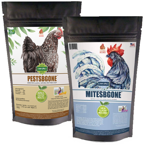 MitesBGone & PestsBGone Coop Herbs Bundle - 2 Blends In Bundle To Repel Pests by Dahlia Pets