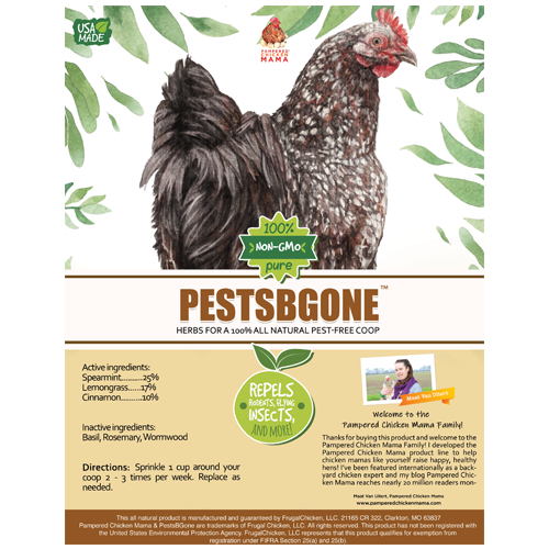 PestsBGone for Keeping Chicken Coops Pest Free! All Natural & Safe [Repel Flies, Mosquitoes, Gnats, & More] by Dahlia Pets