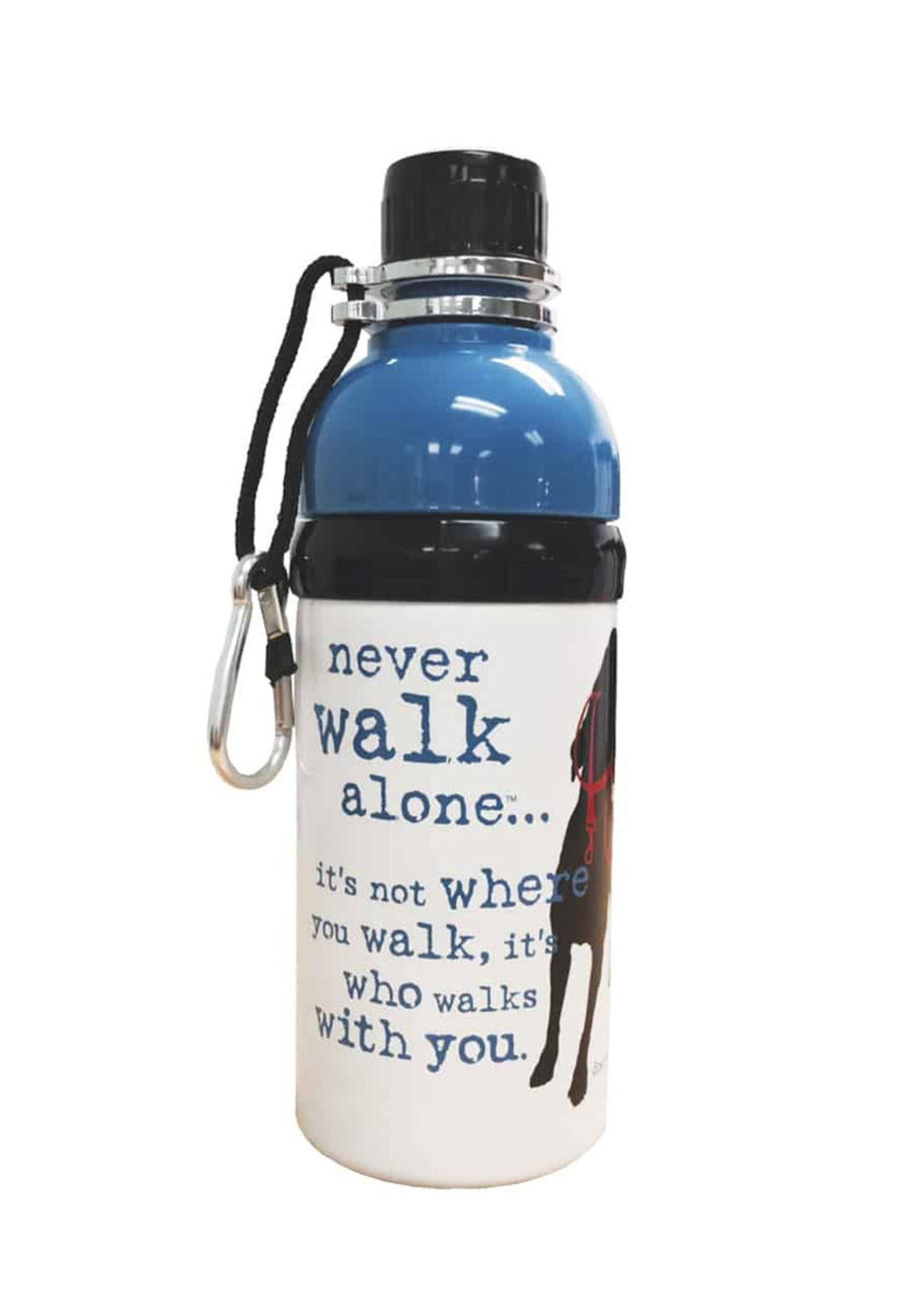 Dog Water Bottle: Never Walk Alone by Dog is Good