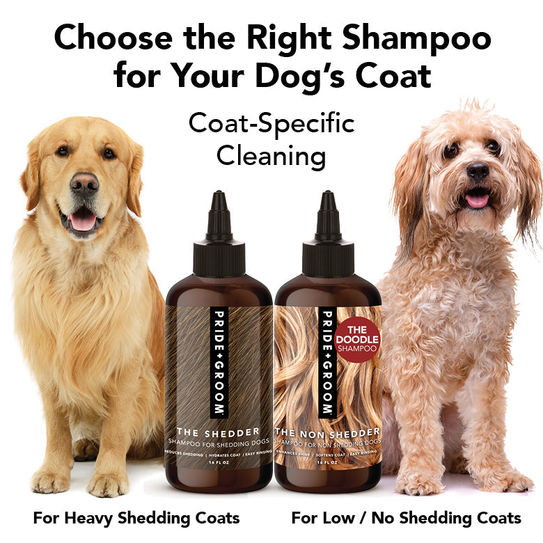 THE SHEDDER Dog Shampoo by PRIDE+GROOM