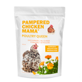 Poultry Queen Mealworm, Premium Corn, Flax Seeds, & Herb Treat For Pet Chickens by Dahlia Pets