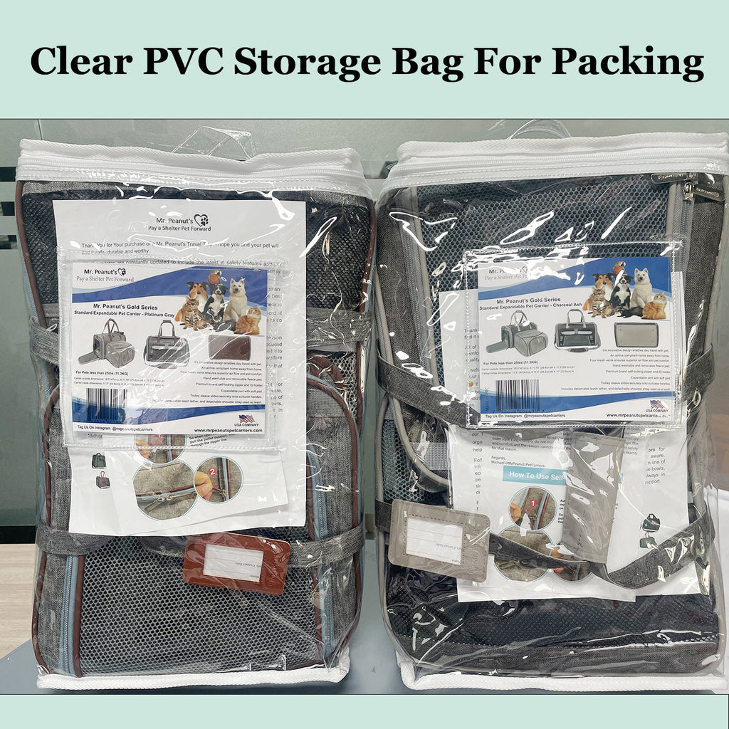 Mr. Peanut's Gold Series Standard Size Airline Compliant Expandable Pet Carrier V3.0 by Mr. Peanut's Pet Carriers