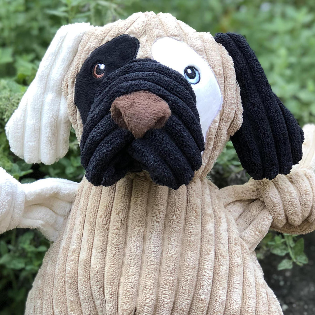Patches HuggleMutt™ Knottie® Plush Dog Toy, Large by HuggleHounds