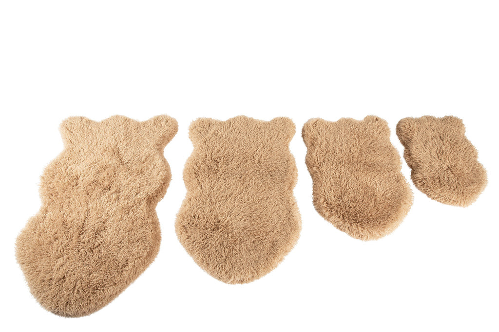 PupRug® Luxe Faux Fur Orthopedic Dog Bed - Plush Sheep Tan by Paw.com