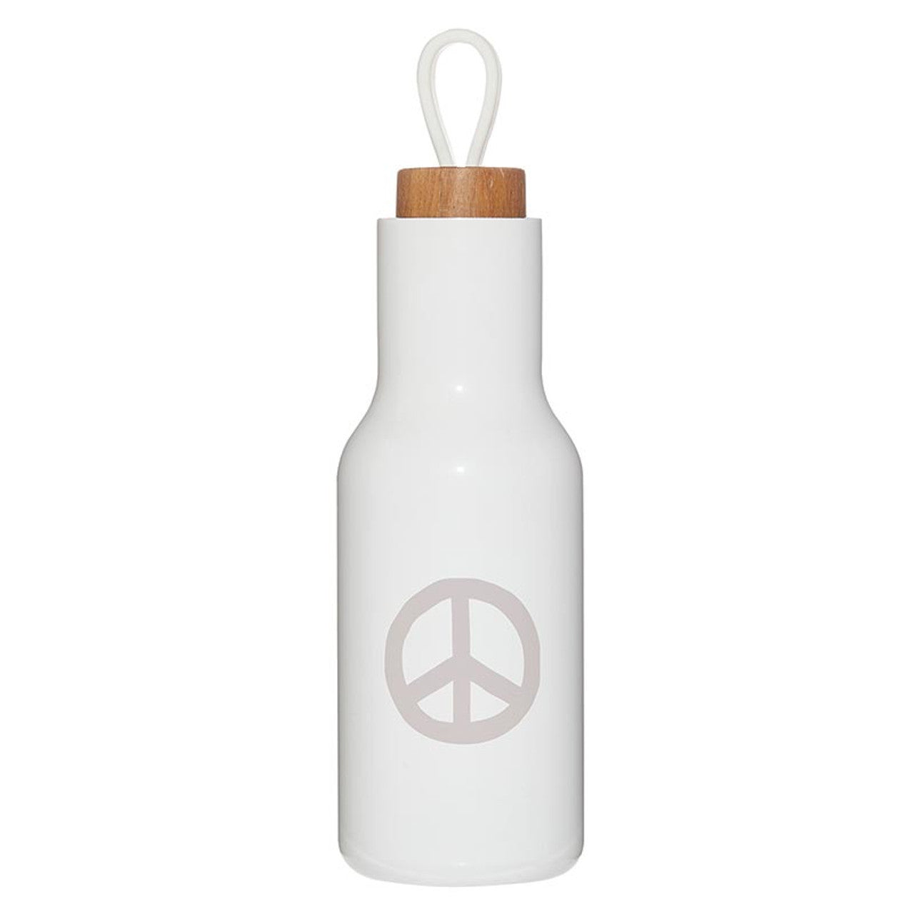 Peace Sign Stainless Steel Water Bottle | Insulated Water Canister | 20oz by The Bullish Store