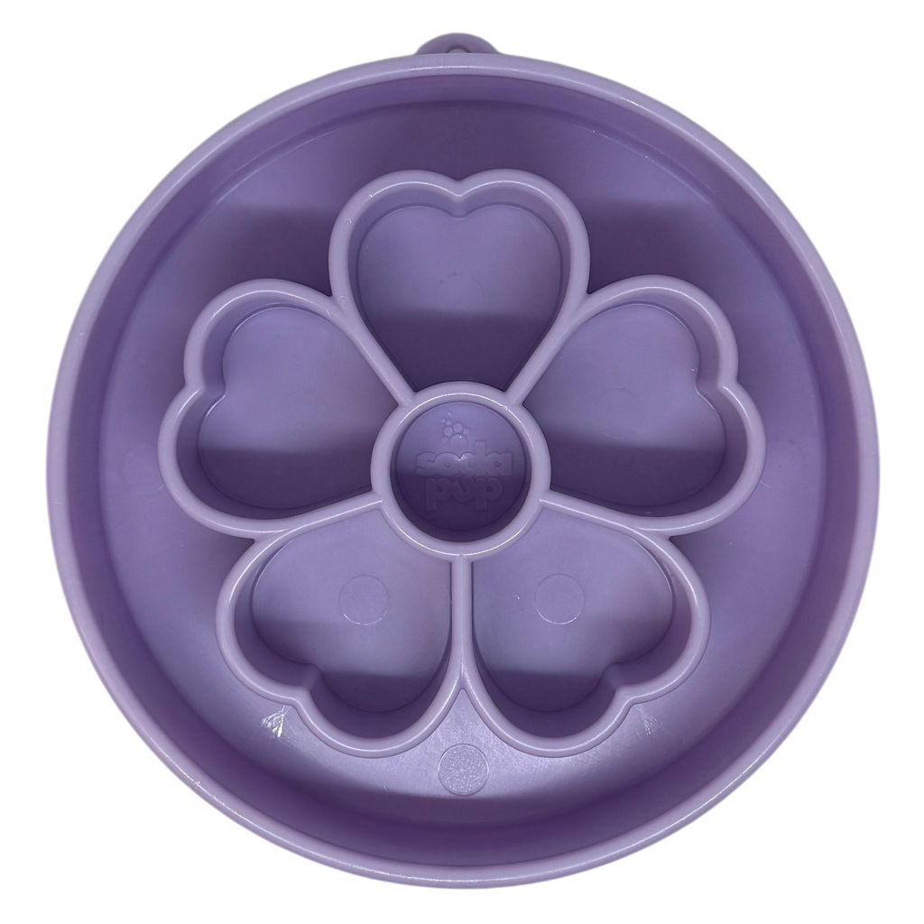 Flower eBowl Deep Slow Feeder Dog Bowl for Enrichment | USA Made by SodaPup/True Dogs, LLC