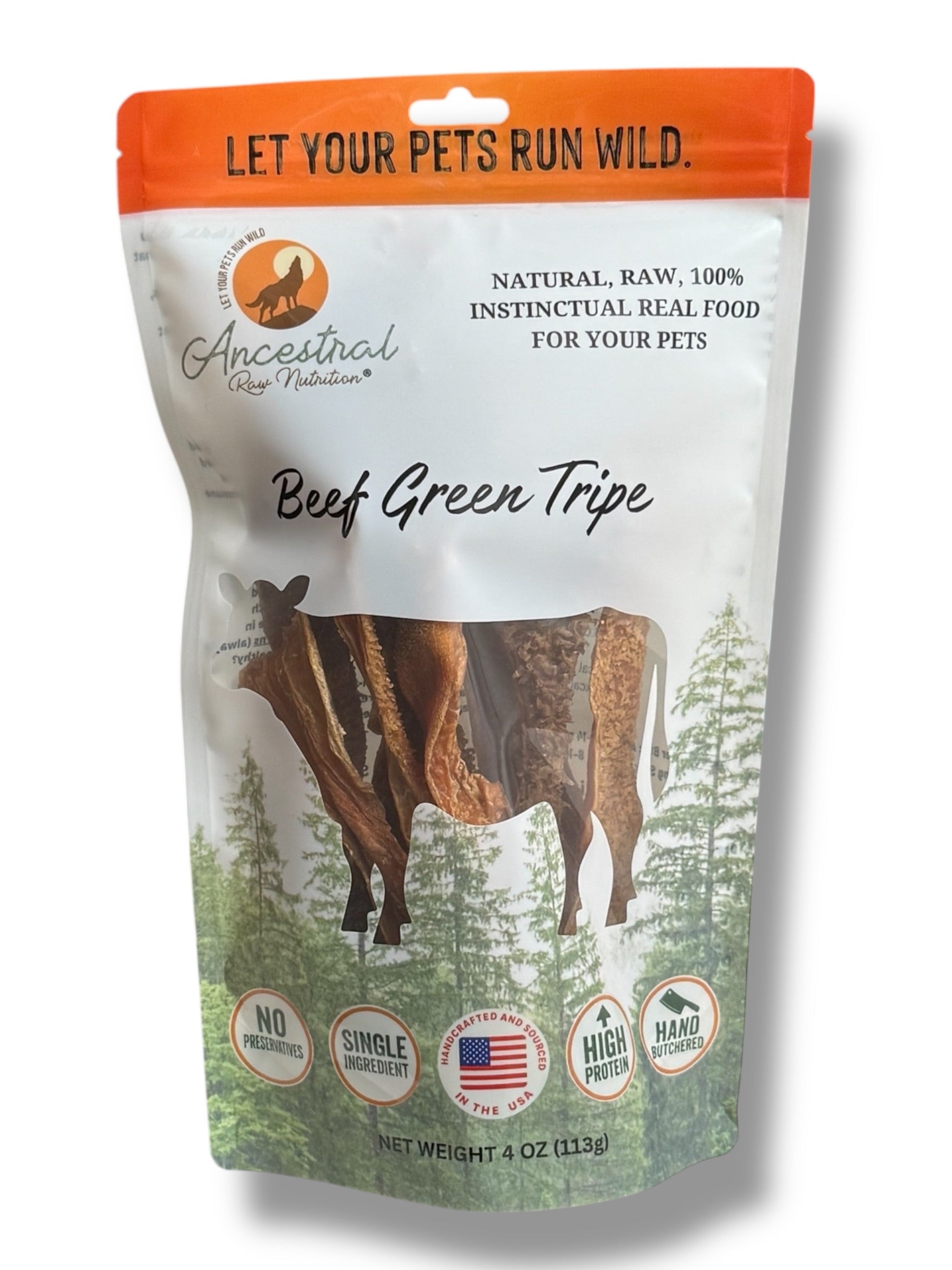 Dehydrated Beef Green Tripe by Ancestral Raw Nutrition