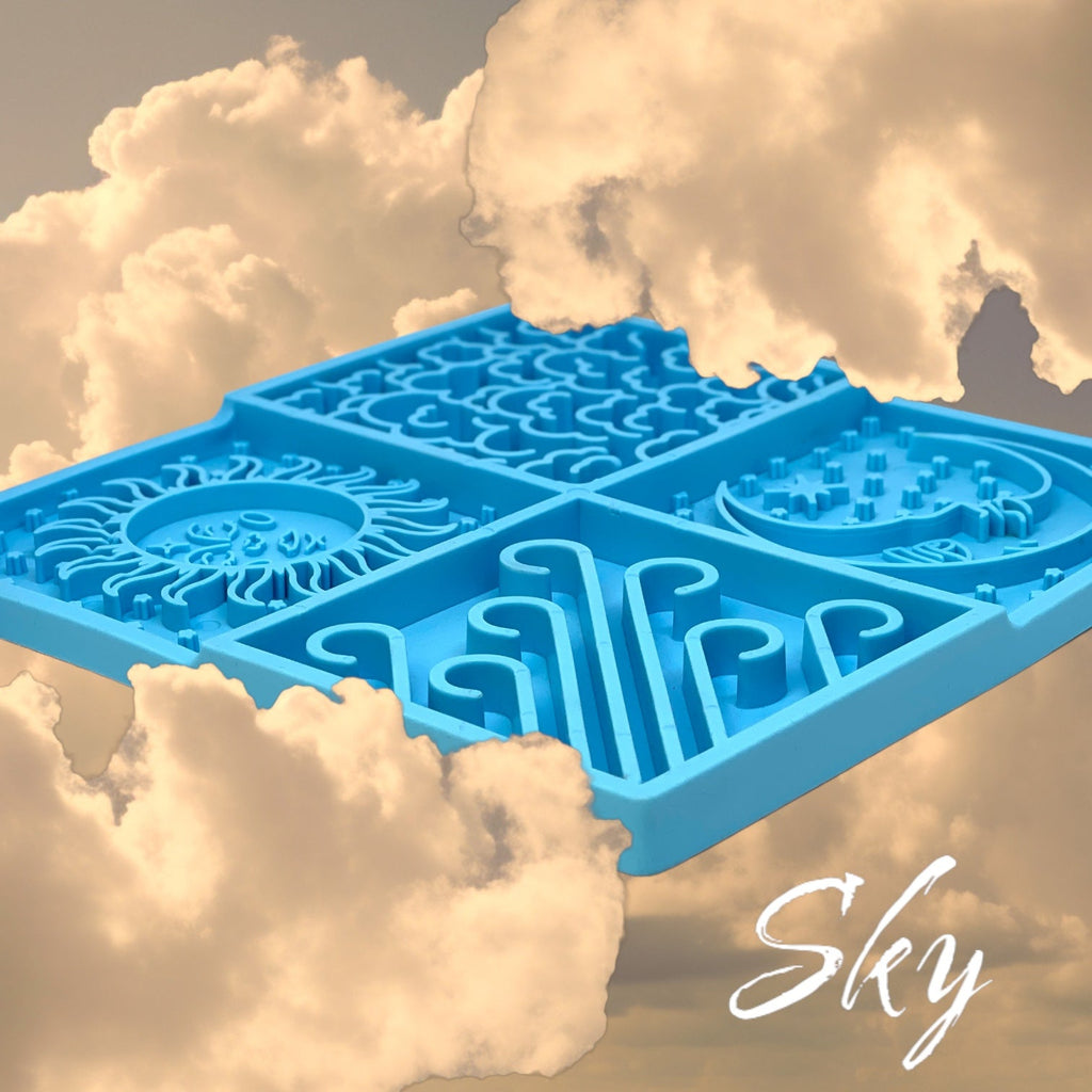 Sky eMat - Enrichment Lick Mat for Dogs and Cats | Celestial Design | SodaPup by SodaPup/True Dogs, LLC