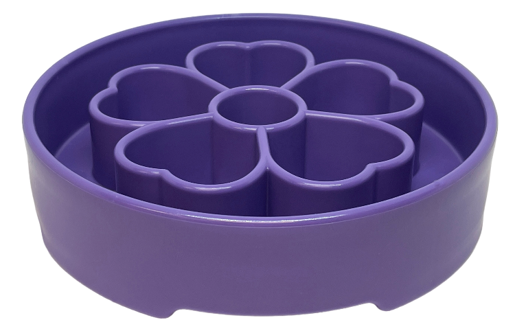 Flower eBowl Deep Slow Feeder Dog Bowl for Enrichment | USA Made by SodaPup/True Dogs, LLC