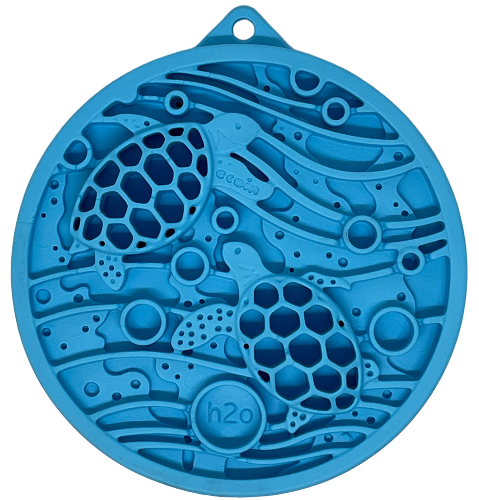 Turtle eMat-Mini Lick Mat with Suction Cups - Small Dogs & Cats | USA