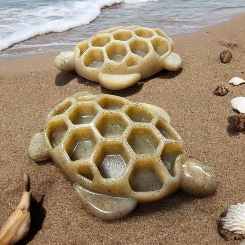 Turtle Nylon Chew Toy - Ultra-Durable Enrichment Toy for Power Chewers USA by SodaPup/True Dogs, LLC