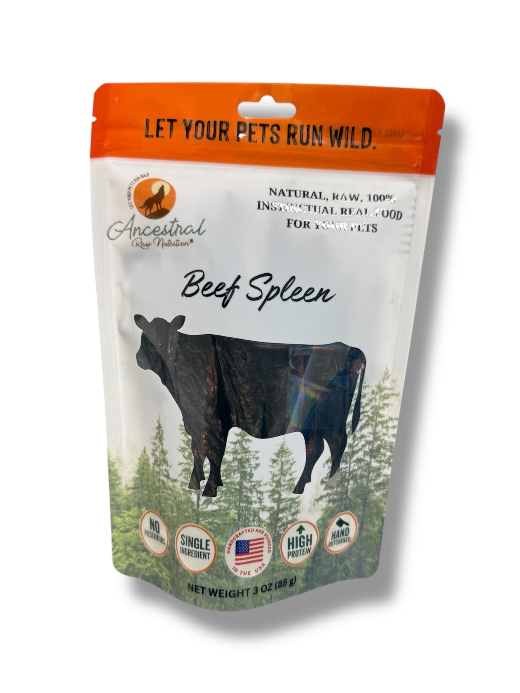 Dehydrated Beef Spleen by Ancestral Raw Nutrition
