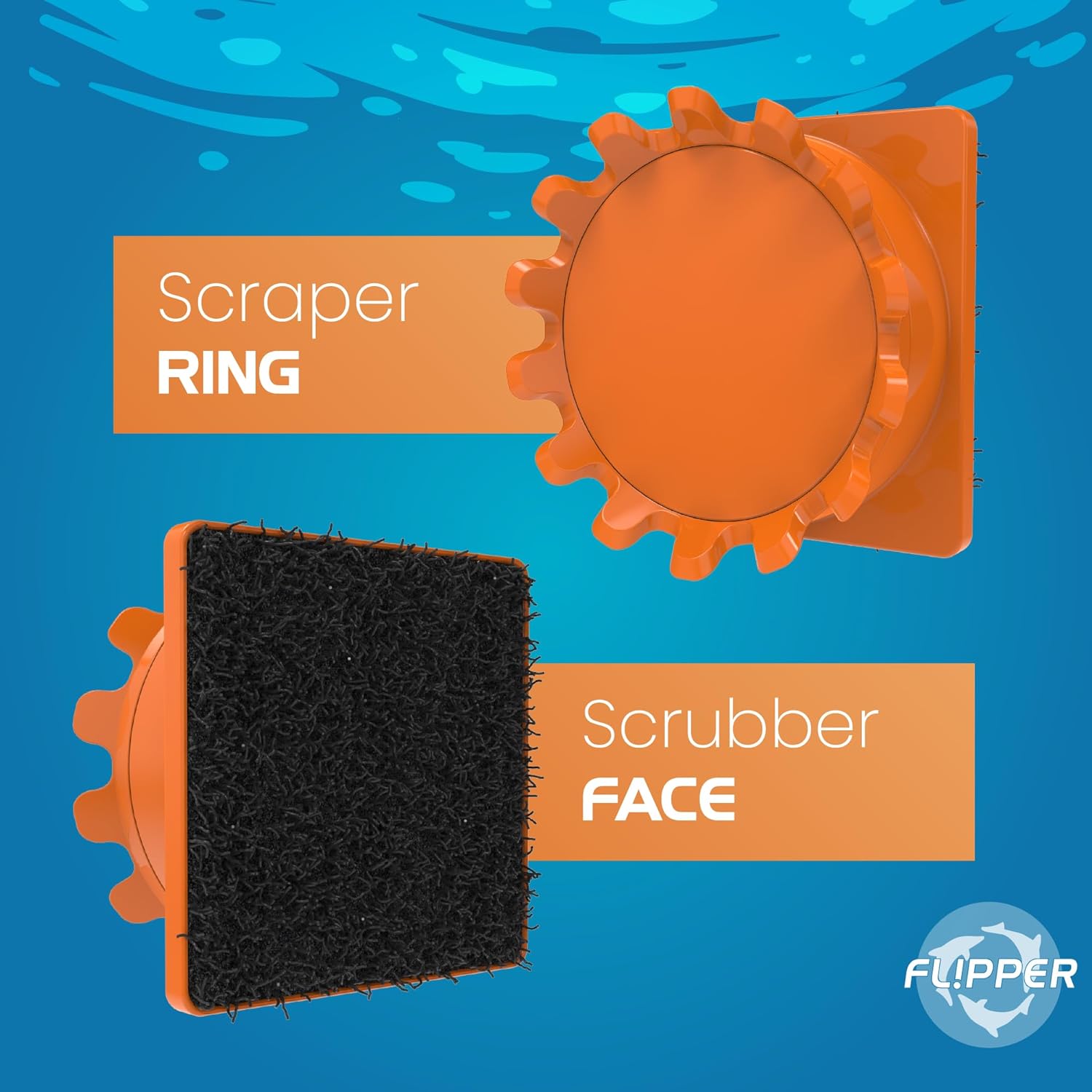 Flipper Pico 2-in-1 Magnetic Aquarium Cleaner Magnet by Flipper Aquarium Products