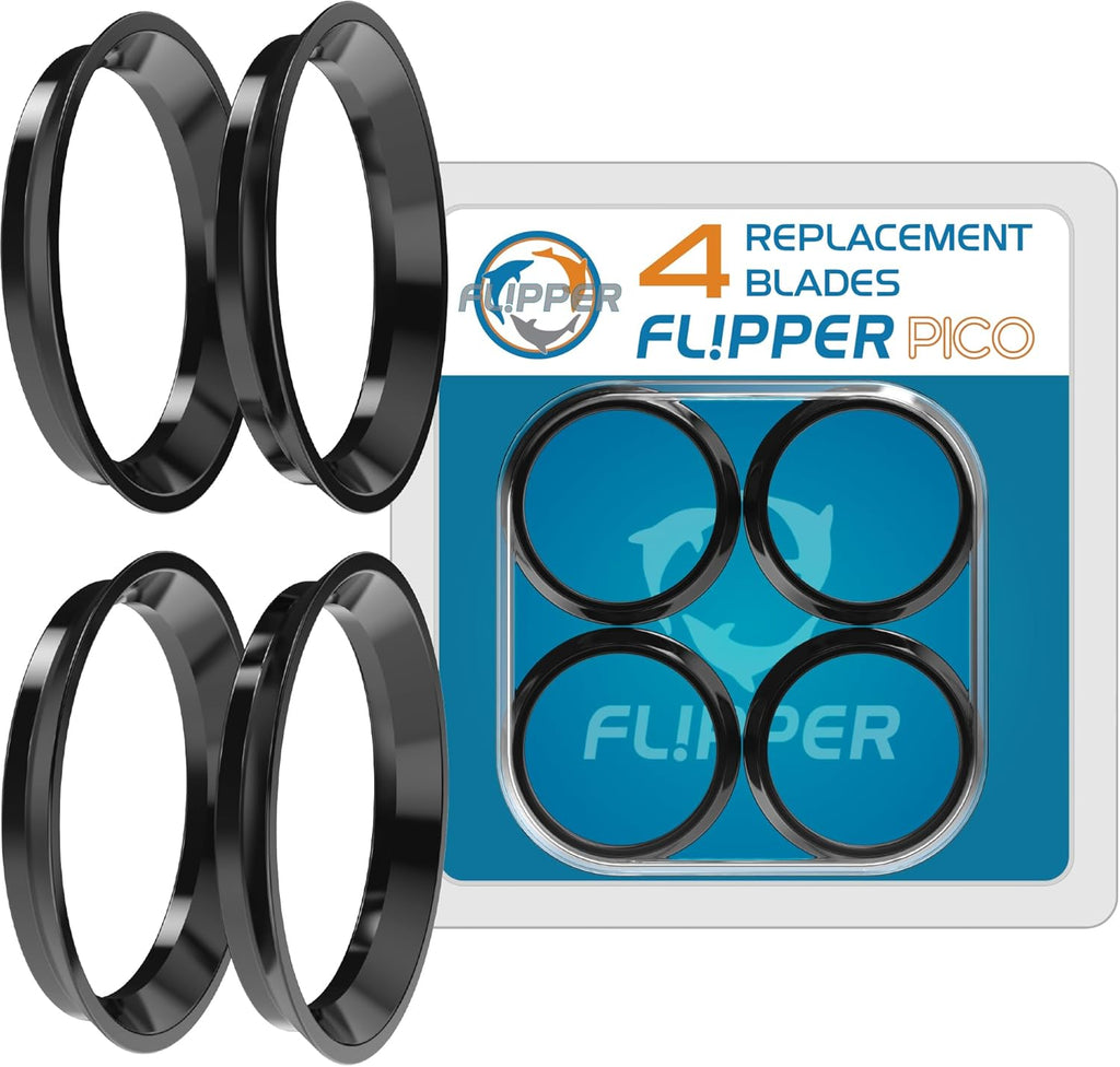 Flipper Pico 2 in 1 Aquarium Magnet Cleaner Replacement Blades 4 Pack by Flipper Aquarium Products