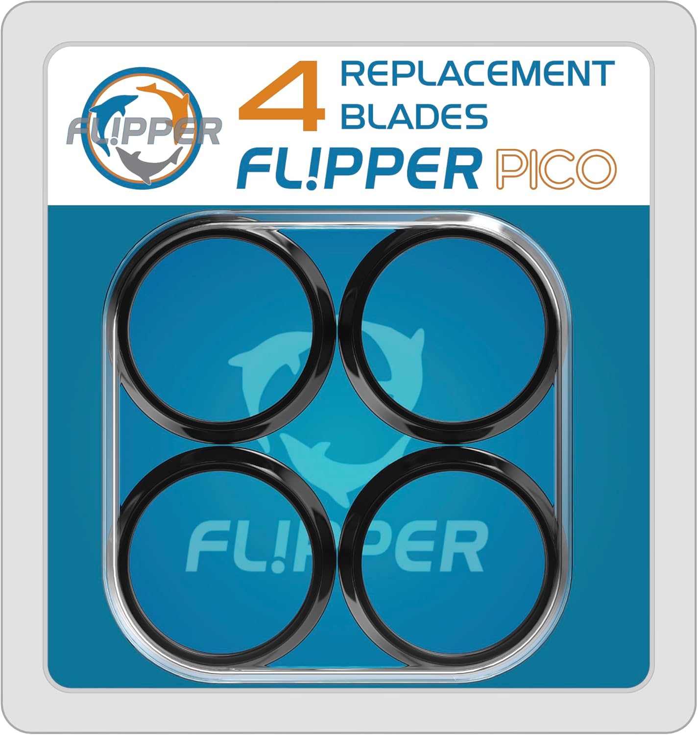 Flipper Pico 2 in 1 Aquarium Magnet Cleaner Replacement Blades 4 Pack by Flipper Aquarium Products