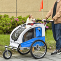 Elite II 2-In-1 Pet Dog Bike Trailer and Stroller by Furr Baby Gifts