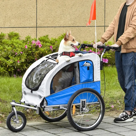 Elite II 2-In-1 Pet Dog Bike Trailer and Stroller by Furr Baby Gifts