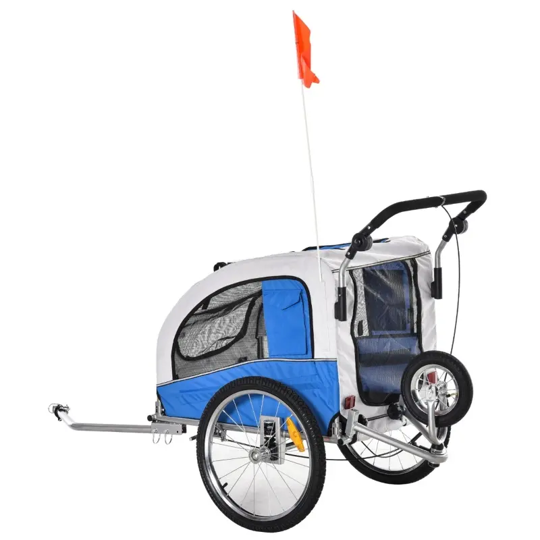 Elite II 2-In-1 Pet Dog Bike Trailer and Stroller by Furr Baby Gifts