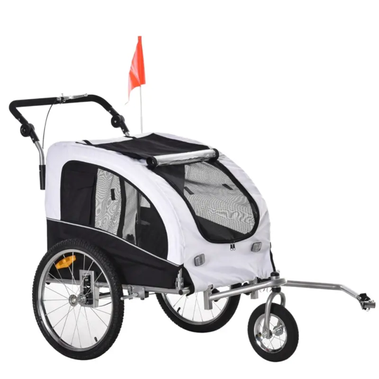 Elite II 2-In-1 Pet Dog Bike Trailer and Stroller by Furr Baby Gifts