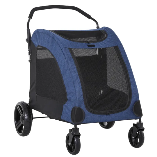 Foldable Pet Stroller with Storage Pocket by Furr Baby Gifts