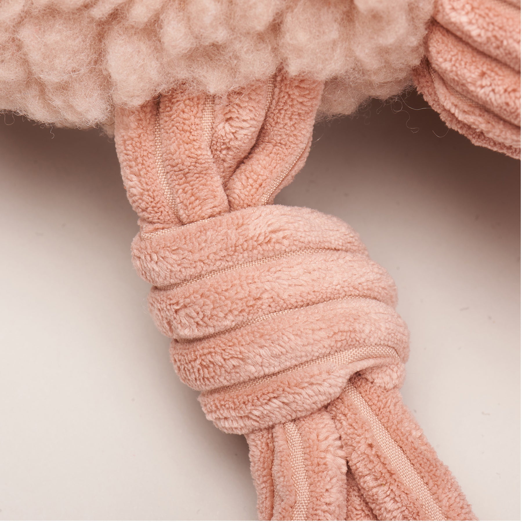 Penelope Pig HuggleFleece® FlufferKnottie™ Plush Dog Toy by HuggleHounds