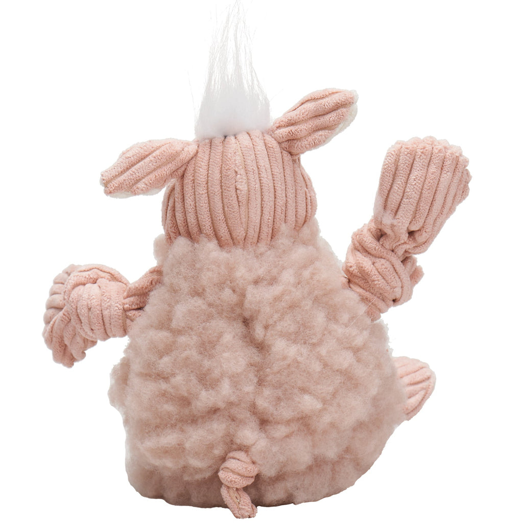 Penelope Pig HuggleFleece® FlufferKnottie™ Plush Dog Toy by HuggleHounds