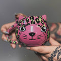 Pink Leopard Cat Mug | Cute Ceramic Coffee Tea Cup | Gift for Her by The Bullish Store