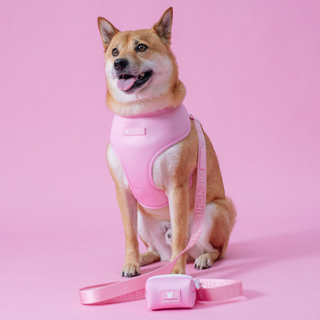 Frenchie Poo Bag Holder - Solid Pink Bubblegum by Frenchie Bulldog