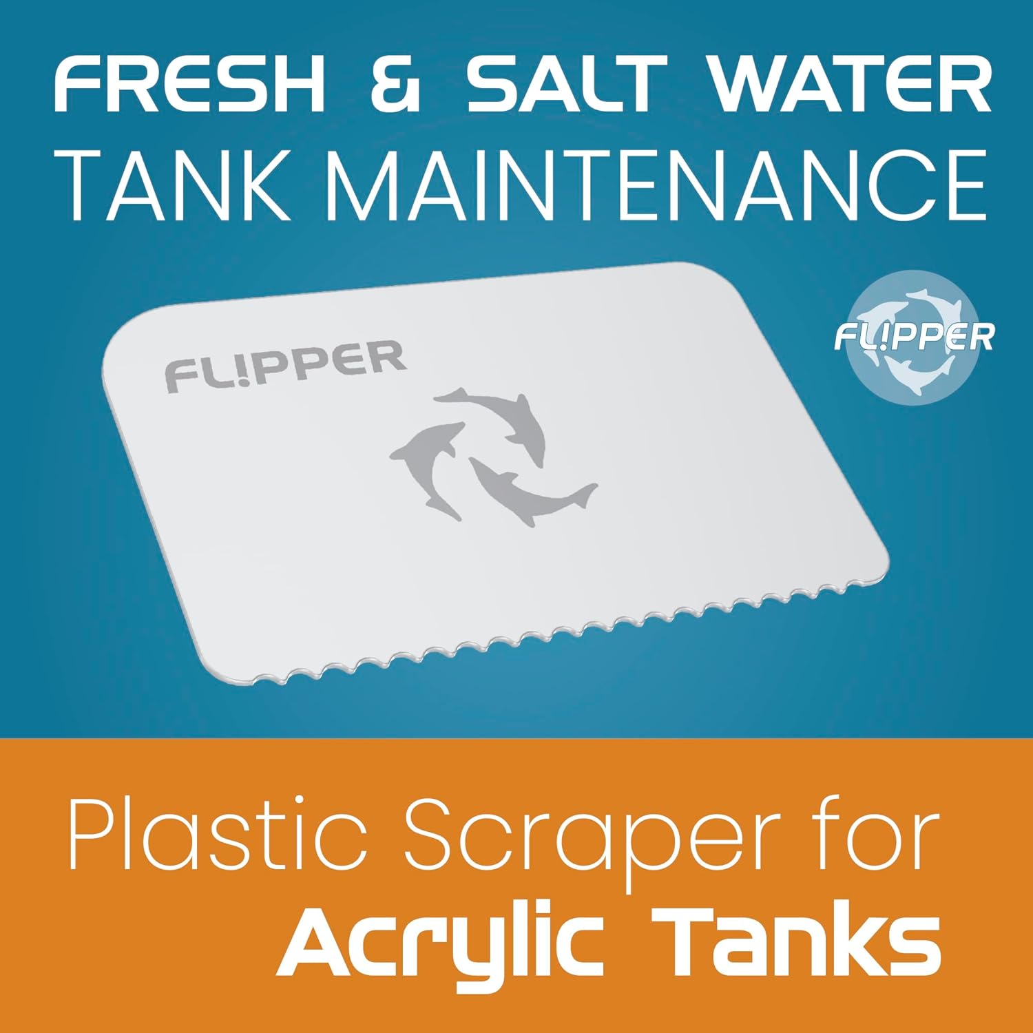 Flipper Platinum Algae Scraper Replacement Blades 10 Pack by Flipper Aquarium Products