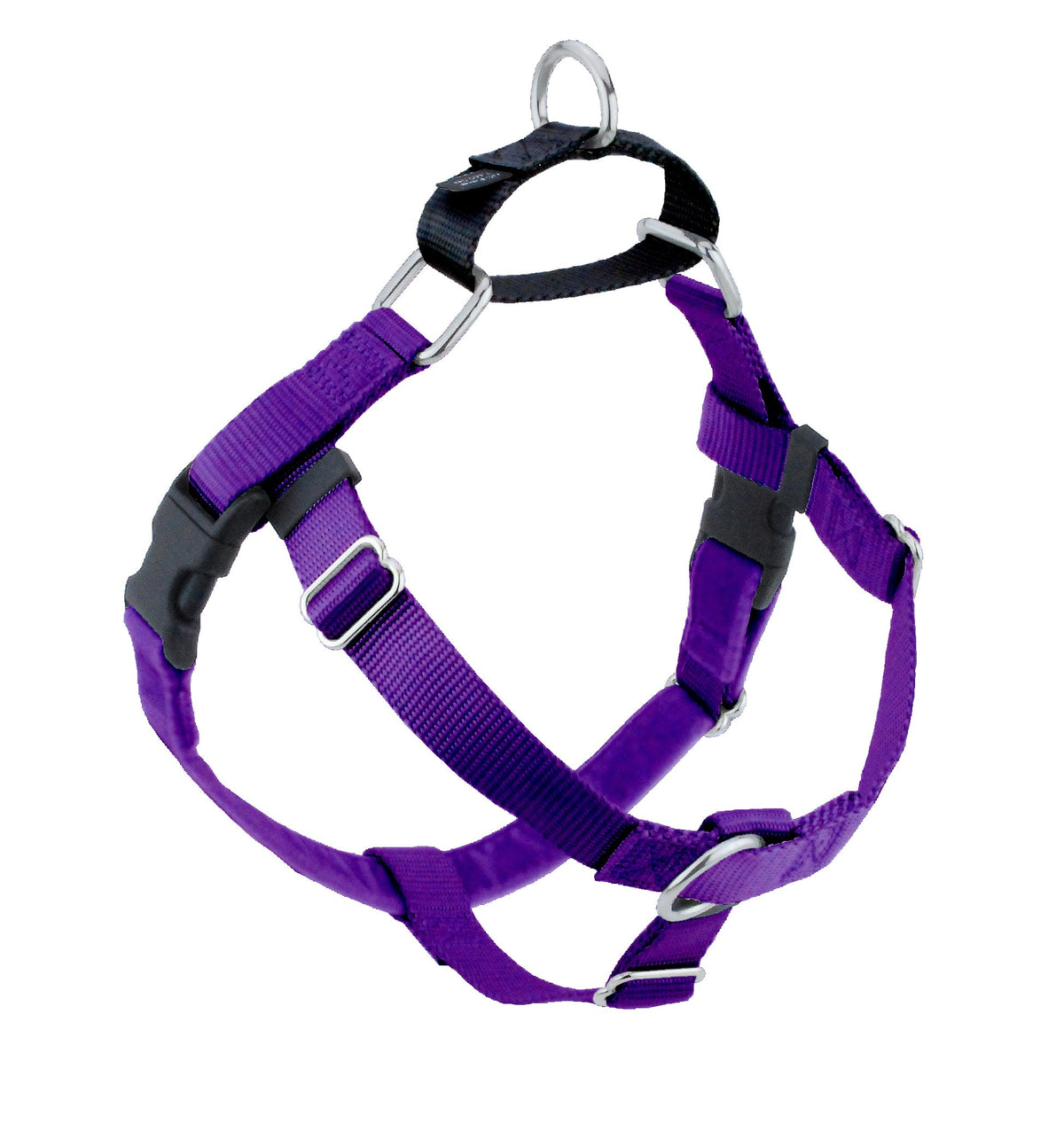 Purple Freedom No-Pull Dog Harness by 2 Hounds Design