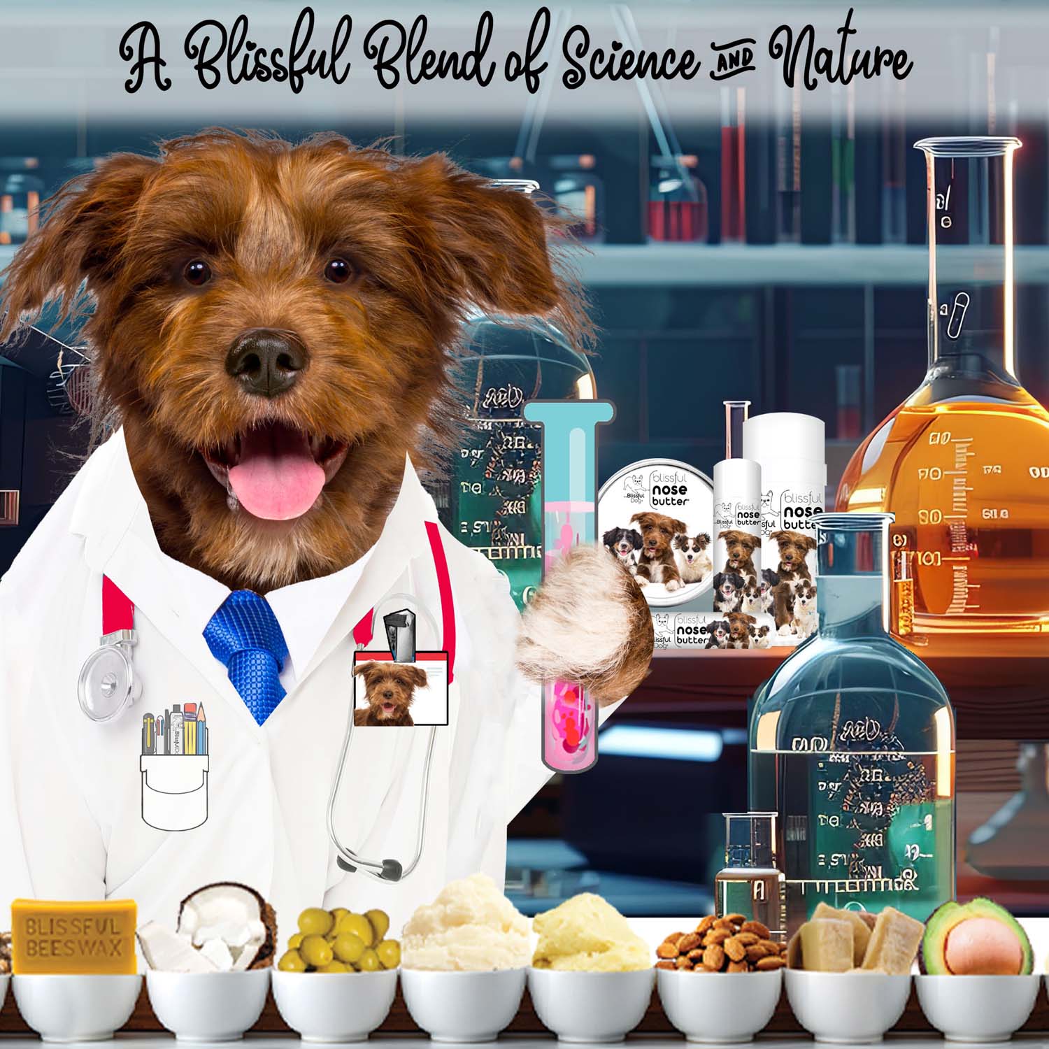 3 Cute Puppies Nose Butter by The Blissful Dog