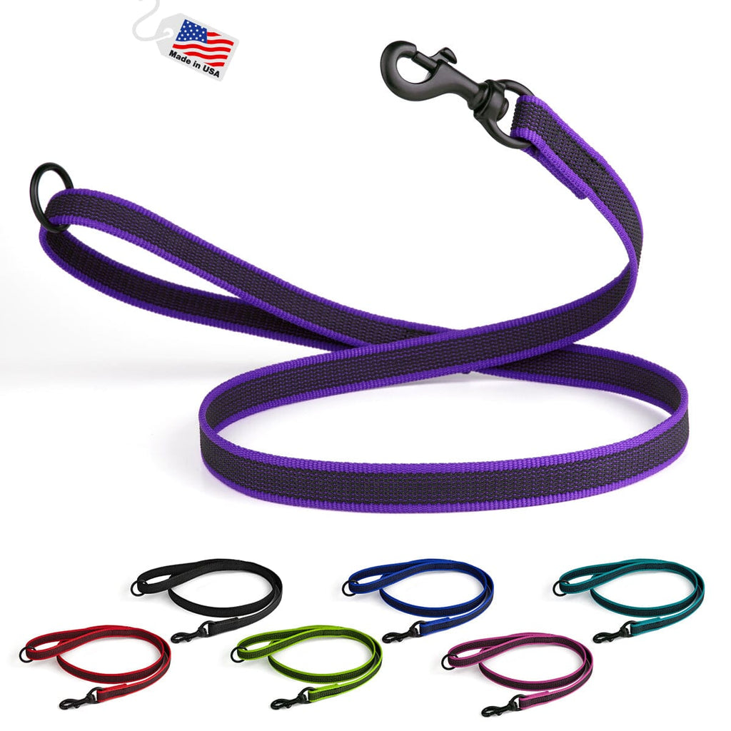 Rubber Infused Nylon Dog Leash by Dogline