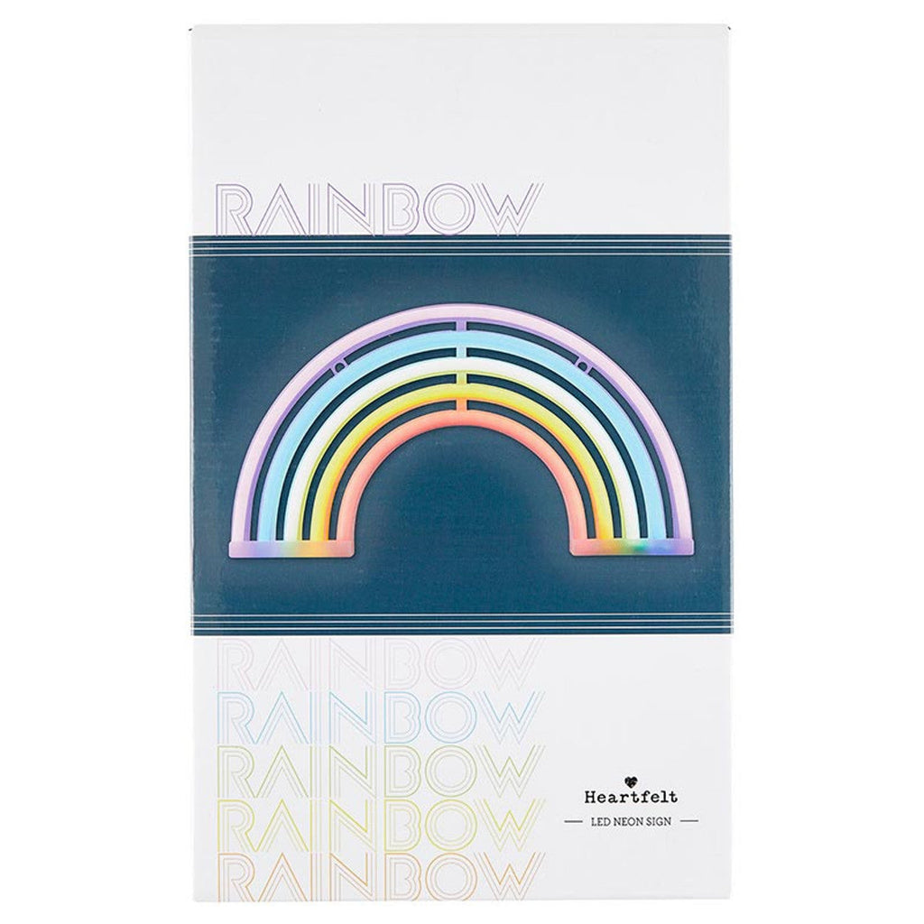 Rainbow Neon LED Light | LGBTQ Pride Retro Wall Art Sign by The Bullish Store