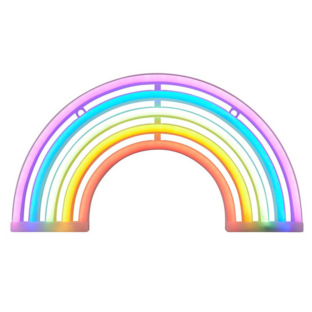 Rainbow Neon LED Light | LGBTQ Pride Retro Wall Art Sign by The Bullish Store