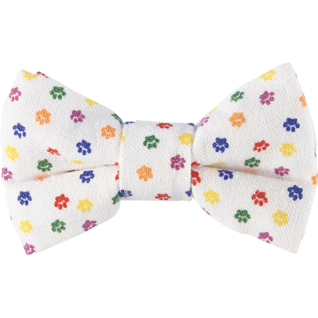 Rainbow Plaid Pet Bow Tie Set | LGBTQ Pride Pet Accessories | Gift For Cat/Dog Lover by The Bullish Store