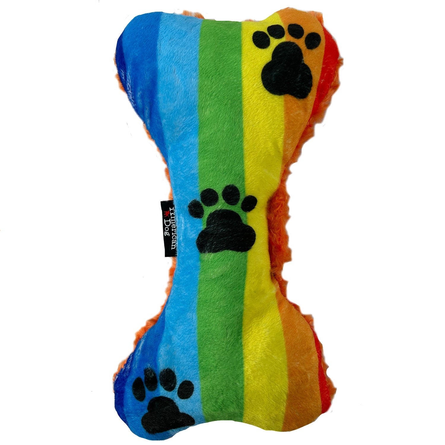 Rainbow Paw Bone (Fleece) by American Dog