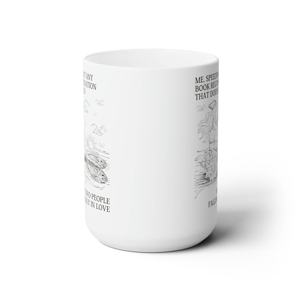 Romance Novel Mug | 15 oz. Silly Bookish Coffee Mug for Romance Reader by The Bullish Store