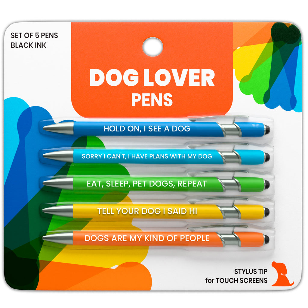 Dog-Themed Stylus Pen Sets by Rubyloo