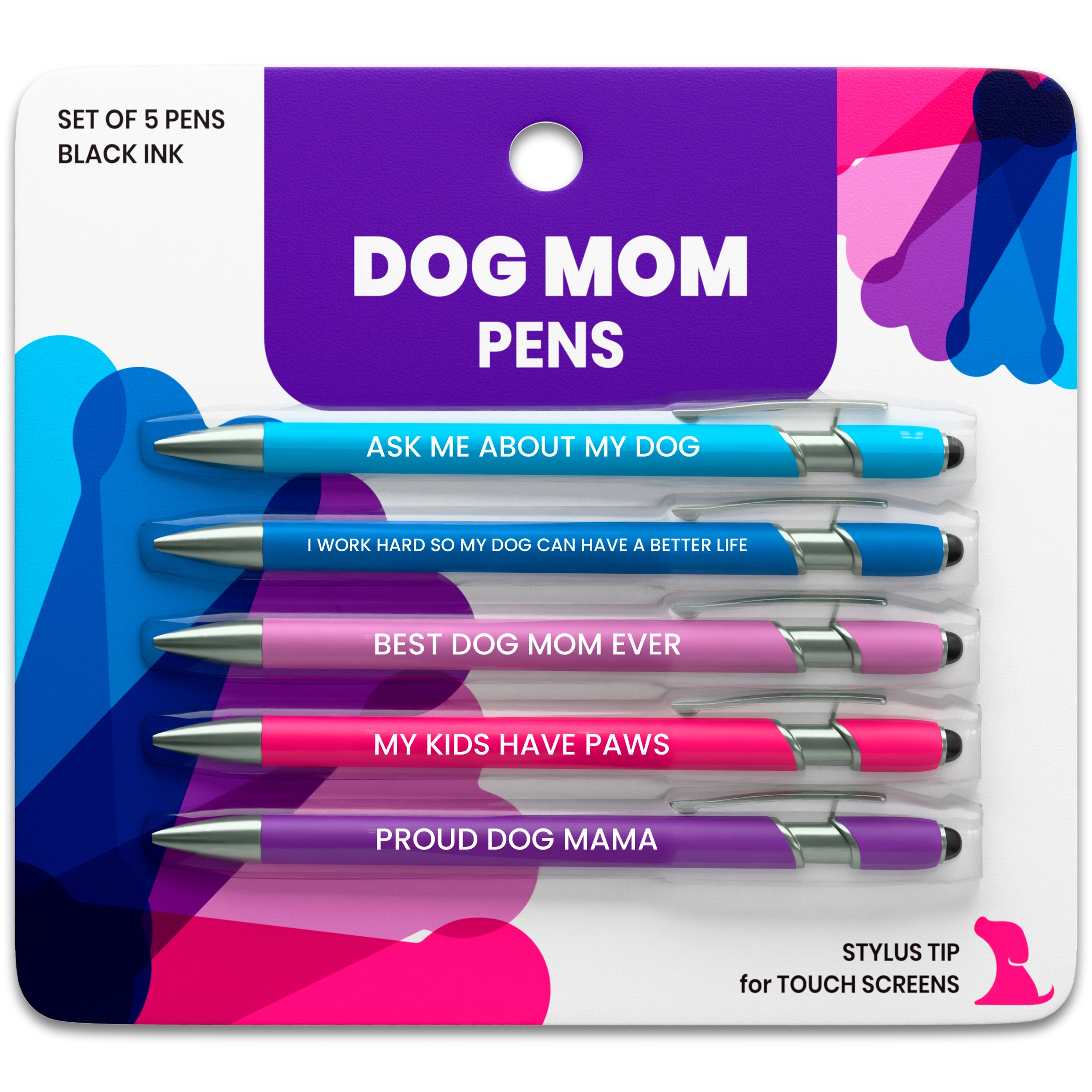 Dog-Themed Stylus Pen Sets by Rubyloo