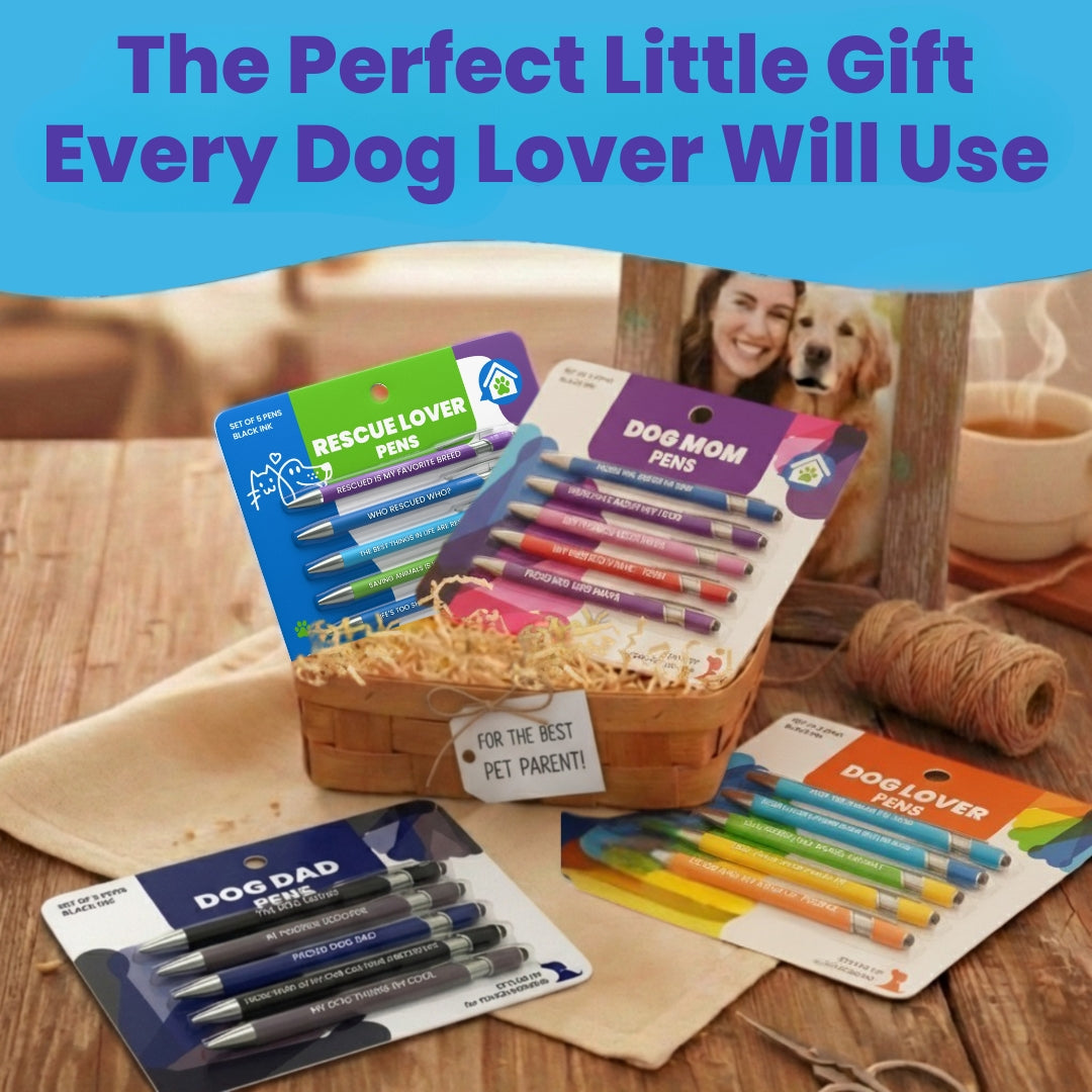Dog-Themed Stylus Pen Sets by Rubyloo