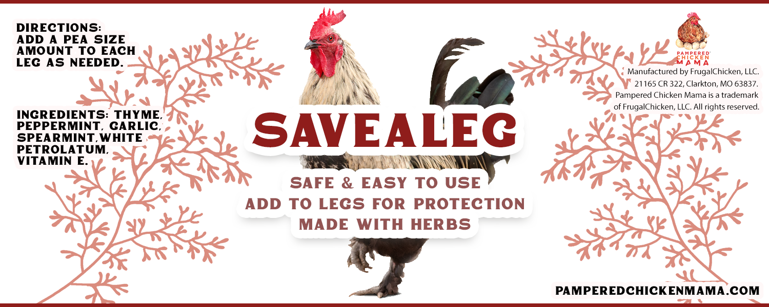 SaveALeg - Herbal Leg Salve For Scaly Leg Mites by Dahlia Pets