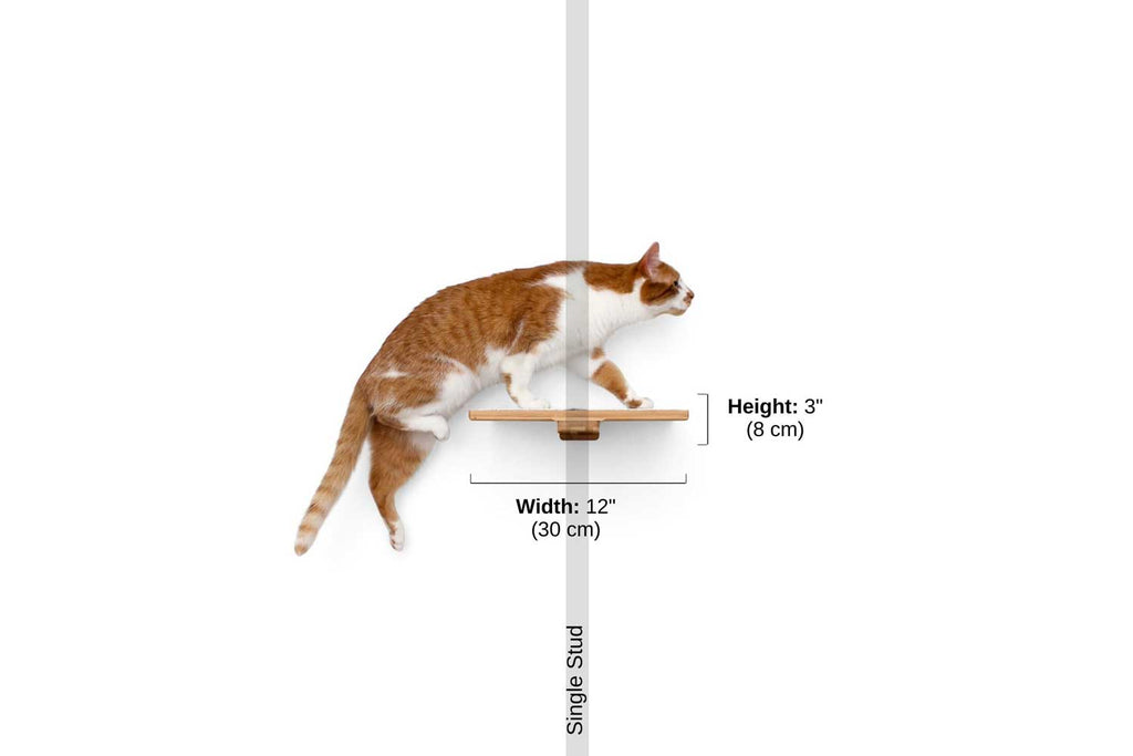 Cat Perch - Wall Mounted and Wooden by Catastrophic Creations