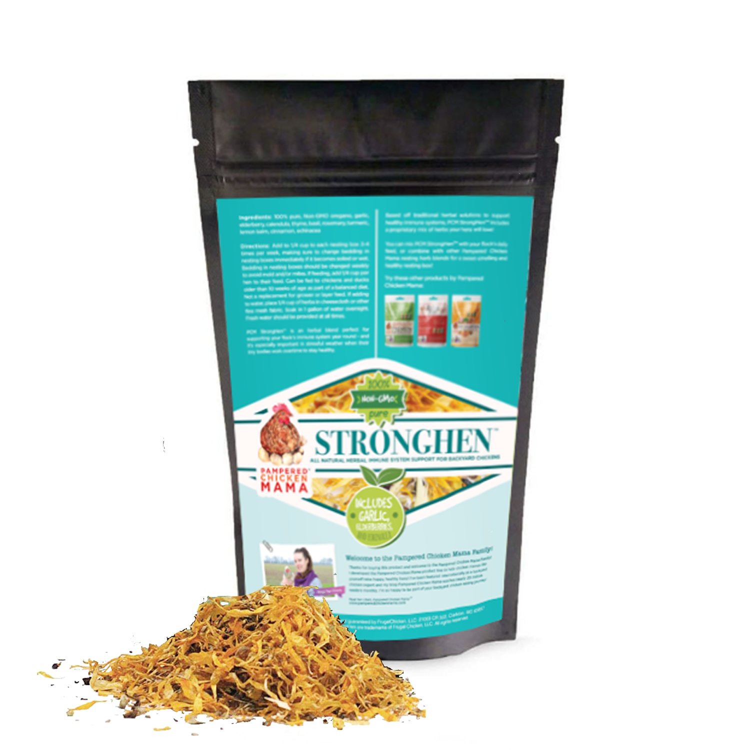StrongHen Herbs For Backyard Chickens, Coops, & Nesting Boxes by Dahlia Pets