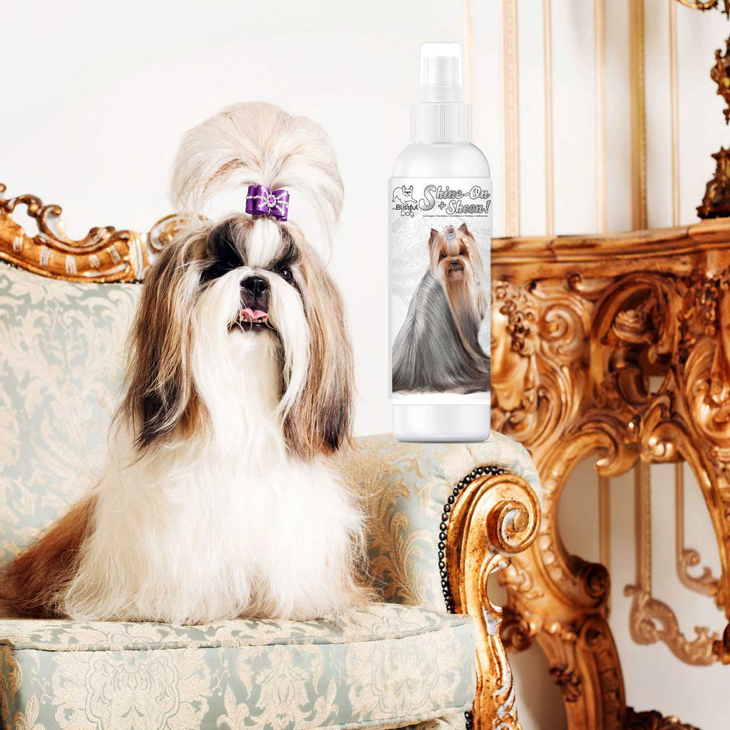 Shine-On+Sheen Dog De-Tangling Coat Spray by The Blissful Dog