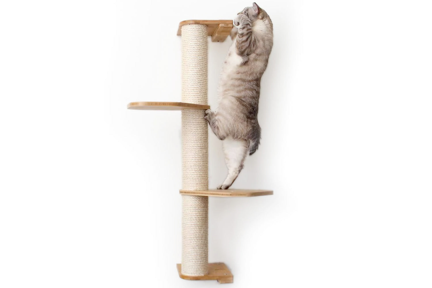 Wall Mounted Cat Climbing Pole - Sisal